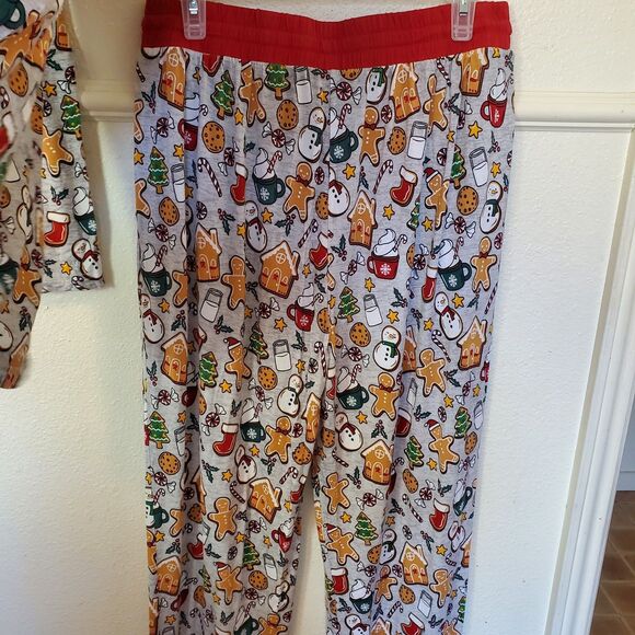 Little Sleepies Lounge Pajama‎ Set Christmas Gingerbread Long Sleeve Women's XL - Picture 11 of 16